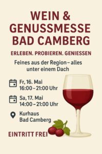 Wein-und Genussmesse in Bad Camberg 1 Wein-und Genussmesse Bad Camberg